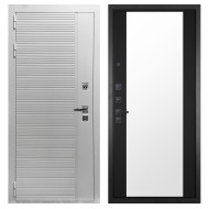 Гранит Пиано Белая, панель 071 зеркало Фацет 16 мм