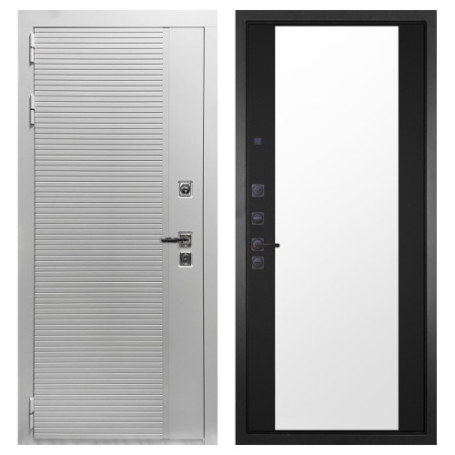 Гранит Пиано Белая, панель 071 зеркало Фацет 16 мм