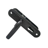 Ручка дверная Absolyute (Абсолют) на планке РФ1-55.08 (серебро) 