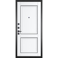 Гранит Эксклюзив, панель 070 Две филенки с молдингом белый матовый 12 мм