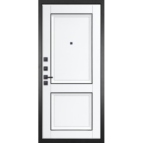 Гранит Эксклюзив, панель 070 Две филенки с молдингом белый матовый 12 мм