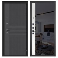 Гранит Гранж, панель 091 зеркало макси бок тонированное черное 10 мм