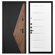 Гранит Геометрия, панель 081 Белый Горизонт 10 мм