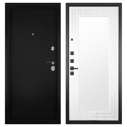 Гранит М8, панель 019 зеркало Белый ясень 16 мм