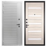 Гранит Пиано Белая, панель 030 царга Сандал светлая 16 мм