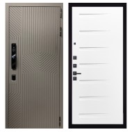 Гранит Смарт Нанорельеф, панель 081 Белый Горизонт 10 мм