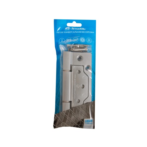 Петля Armadillo (Армадилло) универсальная без врезки IN4300.US BL черный 