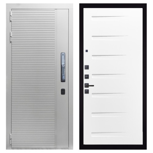 Гранит Пиано Смарт Белая, панель 081 Белый Горизонт 10 мм