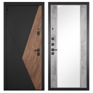 Гранит Геометрия, панель 051 зеркало Бетон светлый 16 мм