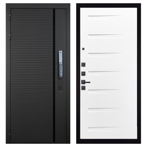 Гранит Пиано Смарт, панель 081 Белый Горизонт 10 мм