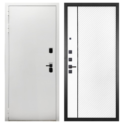 Гранит Вайт, панель 078 Белая матовая 12 мм