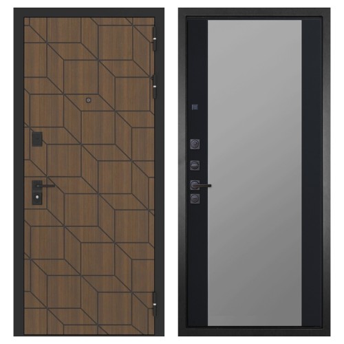 Гранит Плэй, панель 074 зеркало фацет тонированное 16 мм