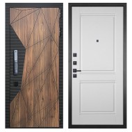 Гранит Континент Смарт, панель 063 Роял Вуд белая со структурой 12 мм