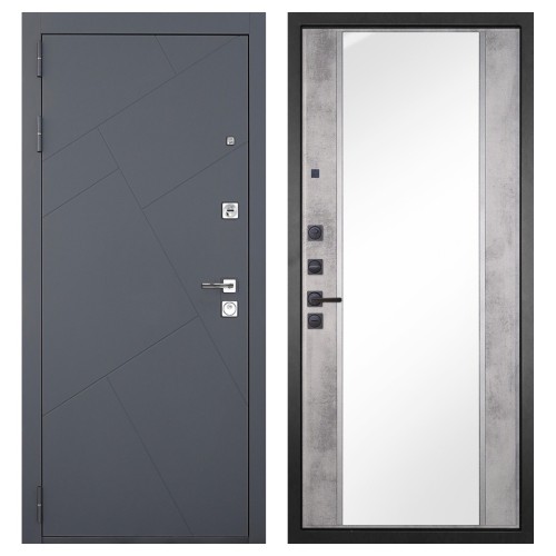 Гранит Ультра C3, панель 051 зеркало Бетон светлый 16 мм