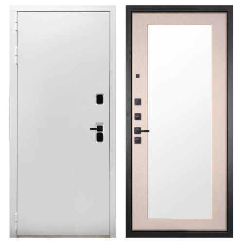 Гранит Вайт, панель 014 зеркало Капучино 16 мм