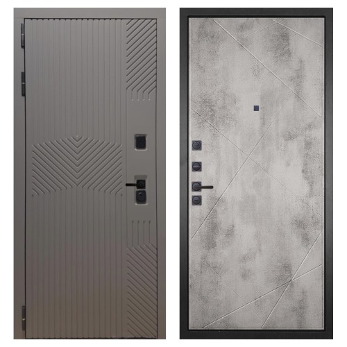 Гранит Нанорельеф, панель 044 Бетон светлый 12 мм