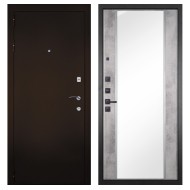 Гранит М1, панель 051 зеркало Бетон светлый 16 мм