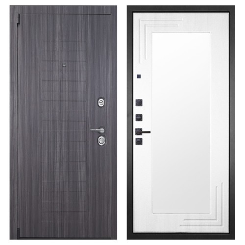 Гранит С7, панель 019 зеркало Белый ясень 16 мм