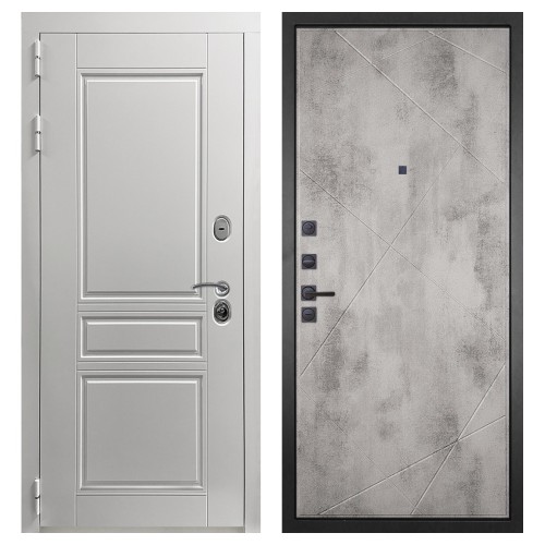 Гранит Лира Белая, панель 044 Бетон светлый 12 мм