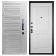 Гранит Пиано Смарт Белая, панель 063 Роял Вуд белая со структурой 12 мм