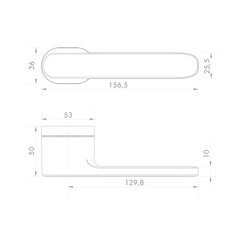 Ручка Armadillo (Армадилло) раздельная R.UCR36.FOREST BL-26 черный 