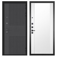 Гранит Гранж, панель 024 зеркало Макси белый матовый 16 мм