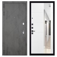 Гранит Дуэт, панель 083 Белый софт зеркало 10 мм