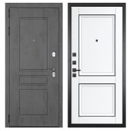 Гранит Лира, панель 070 Две филенки с молдингом белый матовый 12 мм