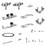 Комплект Armadillo (Армадилло) для раздвижных профильных дверей SLD.Comfort-PRO.SET4.PROF synchron/80