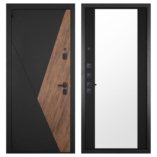 Гранит Геометрия, панель 071 зеркало Фацет 16 мм