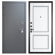 Гранит 7024, панель 070 Две филенки с молдингом белый матовый 12 мм