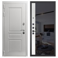 Гранит Лира Белая, панель 091 зеркало макси бок тонированное черное 10 мм