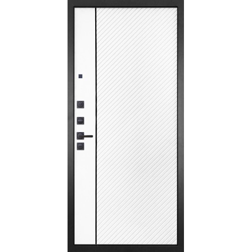 Гранит Эксклюзив, панель 078 Белая матовая 12 мм