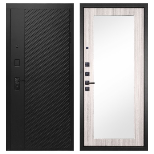 Гранит Симметрия, панель 032 зеркало Сандал светлый 12 мм