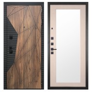 Гранит Континент, панель 014 зеркало Капучино 16 мм