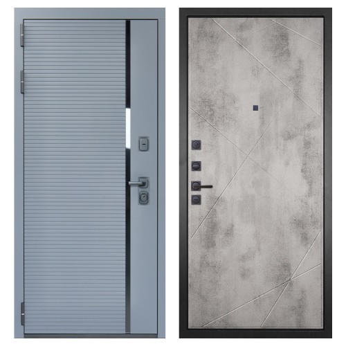 Гранит Пиано Серая, панель 044 Бетон светлый 12 мм