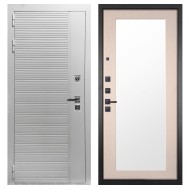 Гранит Пиано Белая, панель 014 зеркало Капучино 16 мм