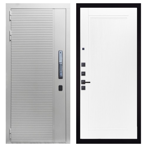 Гранит Пиано Смарт Белая, панель 082 Белый софт рельеф 10 мм