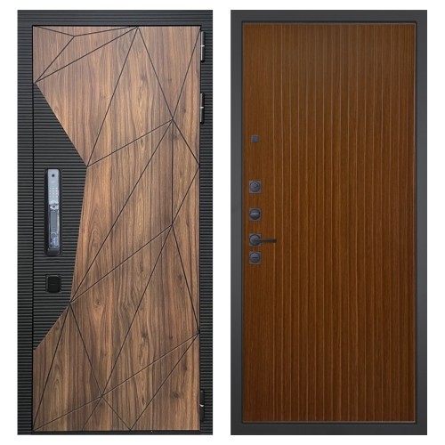 Гранит Континент Смарт, панель 087 Дуб кантри темный с фрезеровкой 10 мм