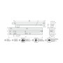 Дверной доводчик NOTEDO DC-045-155 SL+HO+DA+BC PRO