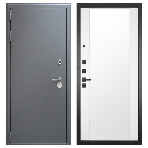 Гранит 7024, панель 024 зеркало Макси белый матовый 16 мм