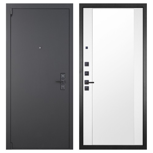 Гранит Эксклюзив, панель 024 зеркало Макси белый матовый 16 мм