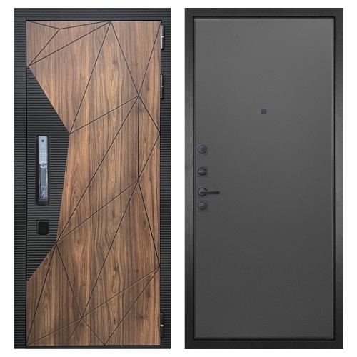 Гранит Континент Смарт, панель 077 графит нубук 12 мм