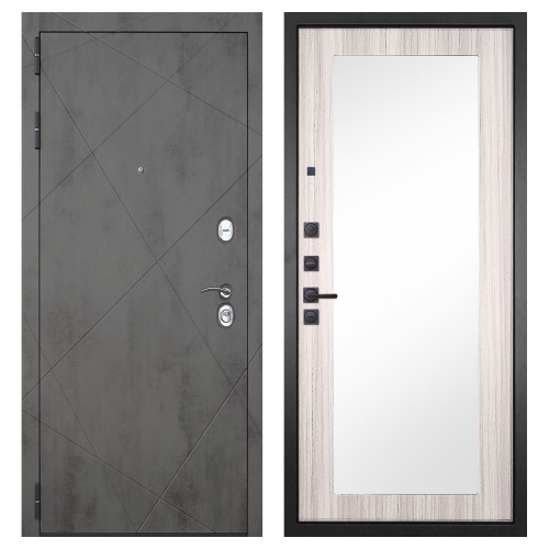 Гранит Дуэт, панель 032 зеркало Сандал светлый 12 мм