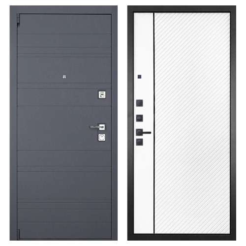 Гранит С54, панель 078 Белая матовая 12 мм