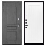 Гранит Лира, панель 082 Белый софт рельеф 10 мм