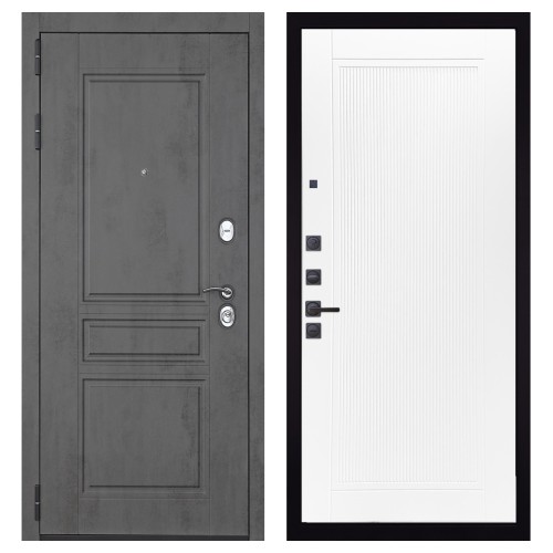 Гранит Лира, панель 082 Белый софт рельеф 10 мм