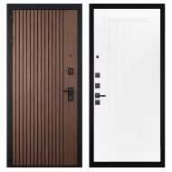 Гранит Шторм, панель 082 Белый софт рельеф 10 мм