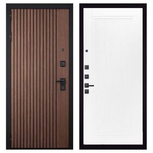 Гранит Шторм, панель 082 Белый софт рельеф 10 мм