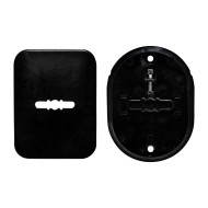 Накладка Ajax (Аякс) на сувальдный замок с авт.шторкой ESC S.K.MD50 BL-24 черный 